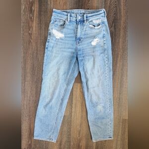 American Eagle Outfitters' Women's Straight Leg Blue Jeans 4 Short